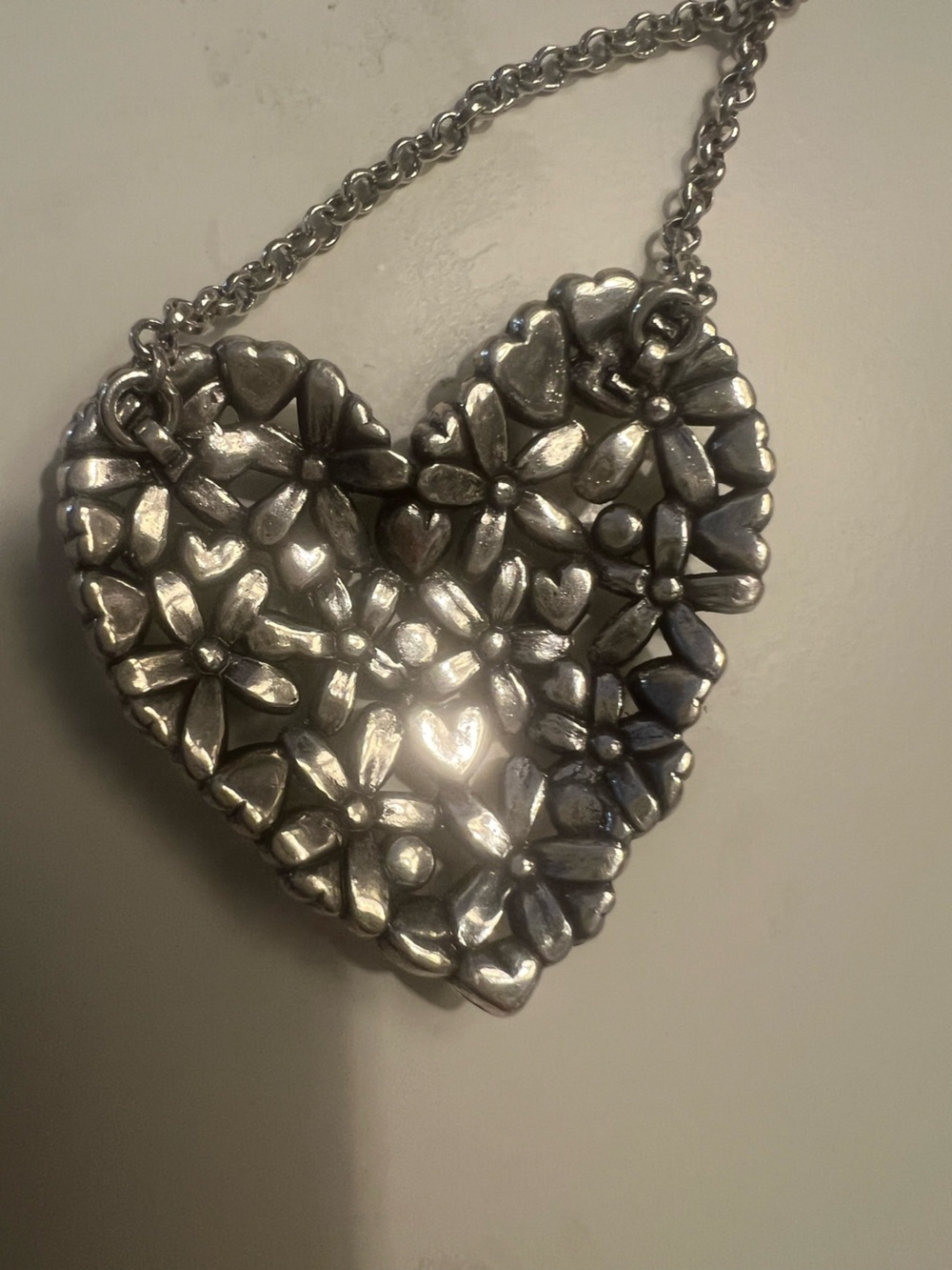 NWT BRIGHTON WILDFLOWERS SILVER CRYSTAL NECKLACE - Picture 4 of 6